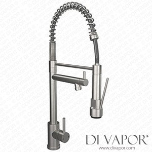 Ellsi PDT-000265 Grande Kitchen Sink Mixer Tap with Pull Out Brushed Steel Spare Parts