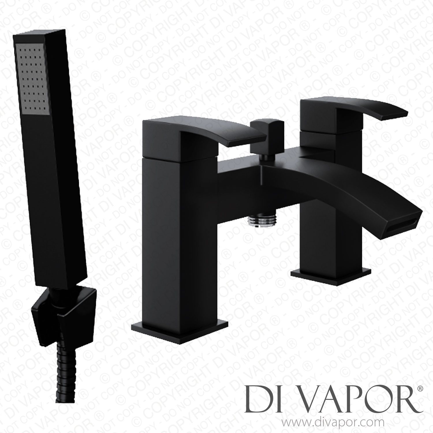 Ellsi PDT000364 Kinlin Bath Shower Mixer Tap Matt Black Spare Parts