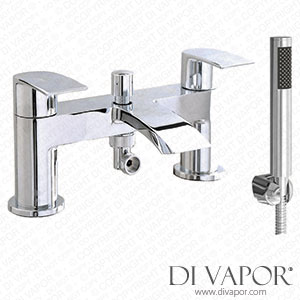 Ellsi PDT-000713 Spear Bath Shower Mixer Tap with Shower Handset and Holder Matt Black Spare Parts