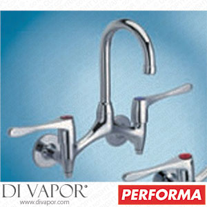 Pegler Yorkshire Performa 361026 Healthcare Dual Flow Wall Mounted Sink Mixer Spare Parts