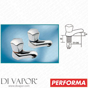 Pegler Yorkshire Performa Eco 404011 Danum 1/2 Inch Basin Taps Spare Parts