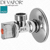 Vado Plumbex PEX-233-C/P 1/2 Inch x 1/2 Inch Quarter Turn Angle Valve