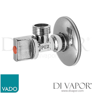 VADO PEX-233A-C/P Quarter Turn Angle Valve 1/2