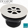 Vado Plumbex PEX-451-C/P Shower Tray Waste 1 1/2 Inch with 1 3/4 Inch Tail Chrome ABS