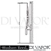 Hudson Reed Ultra Guise Shower Panel Spare Dimension