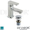 VADO Phase Basin Mixer Tap Clic-Clac Waste Spare Parts