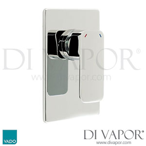 VADO PHA-145-C/P Phase Concealed Manual Shower Valve Single Lever Wall Mounted Spare Parts