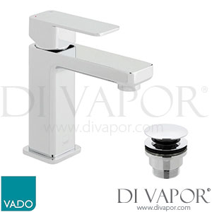 Vado PHA-200F/CC-C/P Phase Mono Basin Mixer + Universal Waste Spare Parts