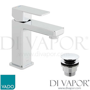 Vado PHA-200FW/CC-CP Phase Mono Basin Mixer + Universal Waste Spare Parts