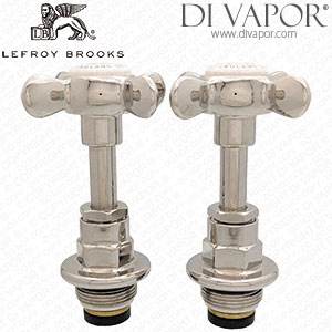 Lefroy Brooks PHL001NK 1/2 Classic Headworks With Handwheel & Indices - Nickel