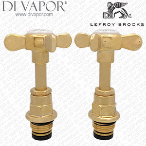 Lefroy Brooks PHL003AG Pair of 1/2 Inch Mono Headworks - Gold