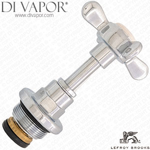 Lefroy Brooks PHL056CP Hot 3/4 Classic LB Headwork Handwheel & Indice - Chrome