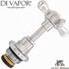 Lefroy Brooks PHL056CP Hot 3/4 Classic LB Headwork Handwheel & Indice - Chrome