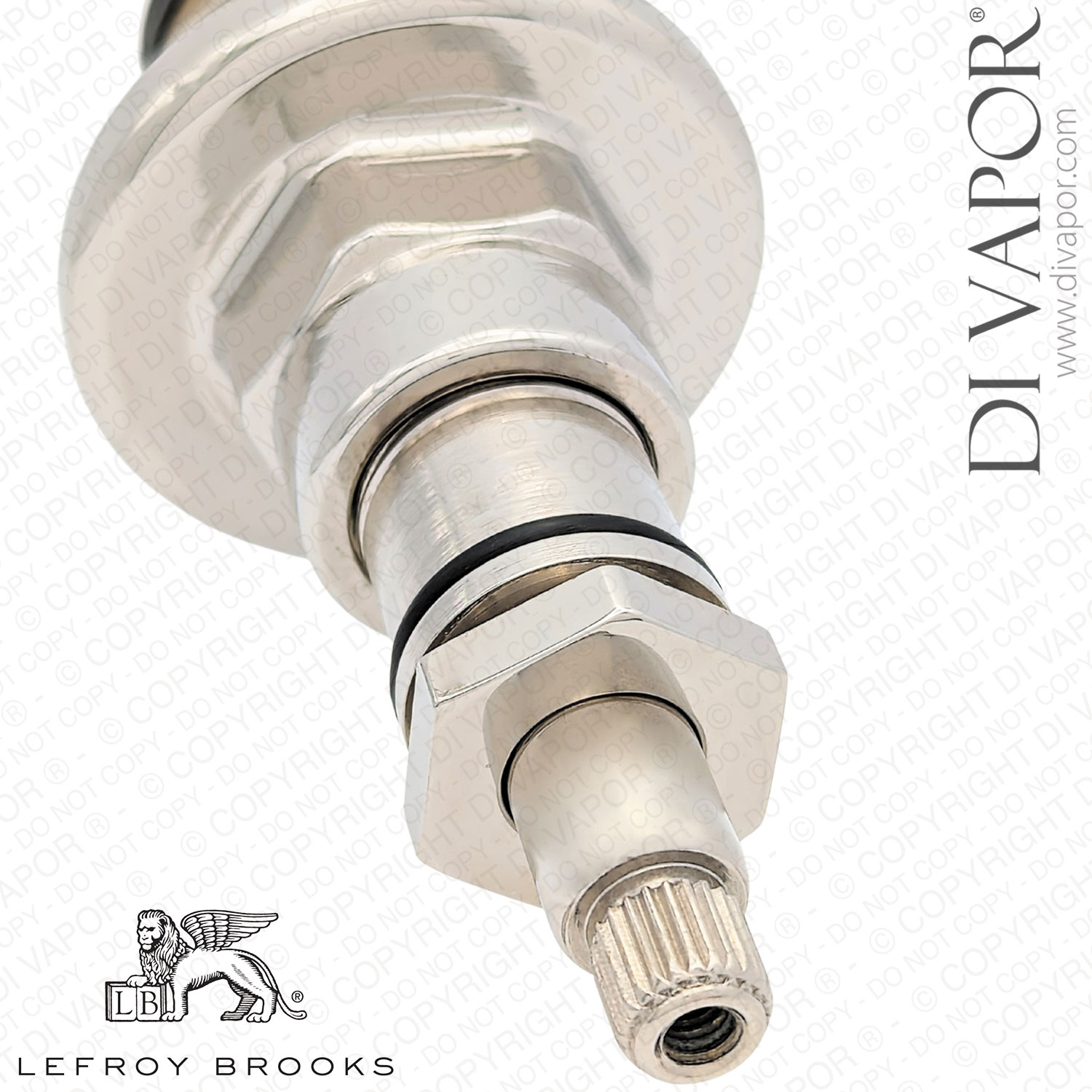 Lefroy Brooks PHL075NK 1900 Classic 3/4 Headwork Cartridge Silver Nickel Finish