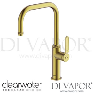 Clearwater PIL20BB Pioneer U Single Lever Brushed Brass Monobloc Kitchen Mixer Tap Spare Parts