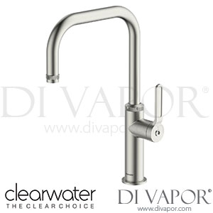 Clearwater PIL20BN Pioneer U Single Lever Brushed Nickel Monobloc Kitchen Mixer Tap Spare Parts