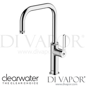 Clearwater PIL20CP Pioneer U Single Lever Chrome Monobloc Kitchen Mixer Tap Spare Parts