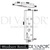 Hudson Reed Dream Showers Panel and Head Dimension