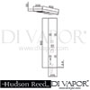 Hudson Reed Ultra Dream Showers Panel Dimension