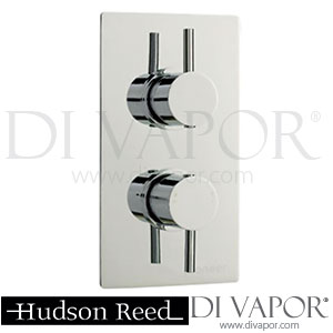 Hudson Reed PIOV41 Pioneer Round Twin Concealed Valve - ABS Trimset Shower Spare Parts