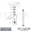 Bristan PIV BAS C Mixer Spare Tech Diagram