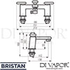 Bristan PIV BSM C Mixer Spare Diagram