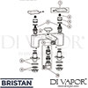 Bristan PIV BSM C Mixer Spare Tech Diagram