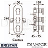 Bristan PIV2-SHC3DIV-C Spare Parts Diagram
