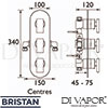 Bristan PIV2-SHC3STP-C Spare Parts Diagram