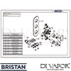 Bristan PIV2 SHC3STP C Spare Tech Diagram