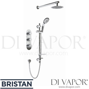 Bristan PIVOT SHWR PK Pivot Shower Pack with Fixed Head and Kit Spare Parts