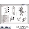 Bristan PIVOT SHWR PK Spare Tech Diagram