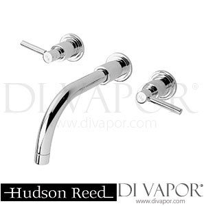 Hudson Reed Minimalist Lever Wall Mounted Basin Mixer Tap - Chrome Spare Parts