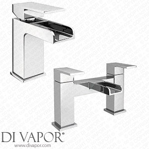 Victorian Plumbing Monza Waterfall Tap Package (Bath + Basin Tap) - PLZ-PK Spare Parts