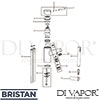 Bristan PM 1HBSM C Mixer Spare Tech Diagram