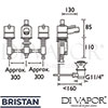 Bristan PM 3HBAS C Mixer Spare Diagram