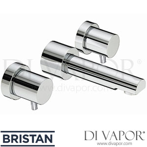 Bristan PM 3HWMBAS C Prism 3 Hole Wall Mounted Basin Mixer Tap - 02/07/2014 - Spare Parts