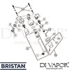 Bristan PM 3HWMBAS C Mixer Spare Tech Diagram