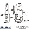 Bristan PM BAS C Mixer Spare Diagram