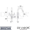Bristan PM BAS2 C Mixer Spare Diagram