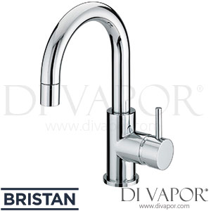 Bristan PM SABAS C Prism Side Action Basin Mixer with Pop-Up Waste Bathroom Tap Spares