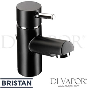 Bristan PM SMBAS B Prism Mini Black Basin Mixer w/ Pop-Up Waste Bathroom Tap Spare Parts
