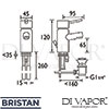 Bristan PM SMBAS C Mixer Spare Diagram