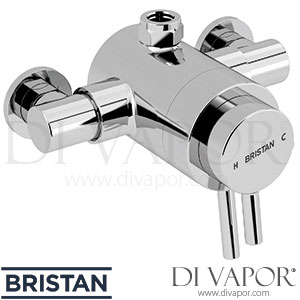 Bristan PM2 CSHXTVO C Prism Exposed Dual Control Shower Valve (Top Outlet) Spare Parts