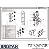 Bristan PM2 SHC3STP C Spare Tech Diagram
