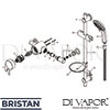 Bristan PM2 SQSHXAR C Spare Tech Diagram