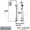 Bristan PM2-SQSHXDIV-C Spare Parts Diagram