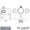 Bristan PM2-SQSHXTVO-C Spare Parts Diagram