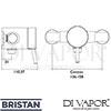 Bristan PM2-SQSHXVO-C Spare Part Diagram