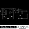 Hudson Reed Tec Wall Mounted Bath Mixer Tap Dimension